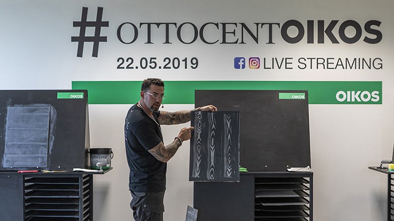  Мировой успех прямого эфира в соцсетях с участием Oikos, Джан Карло Сагасти и мастеров-декораторов для #OttocentOikos